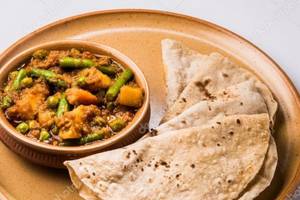 Mix Veg+ 5 Roti +salad