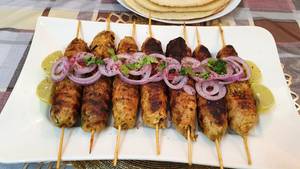 Chicken Seekh Kabab [1 Plate]