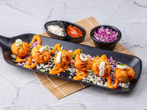 Fried Veg Piri Piri Momos (6 Pcs)