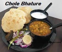 Chole Bhature Plate