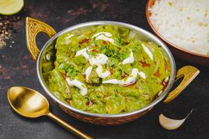 Mushroom Green Masala Curry