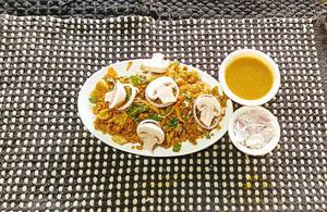 Mushroom Kothu Parotta