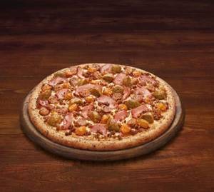 10" Chicken Supreme Triple Tango Pizza + Fried Chicken Burger + Masala Fresh Fries