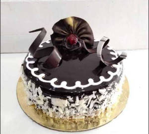 Chocolate White Forest Cake (eggless)   