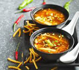 Light Sour Soup (Tom Yum) With Fish