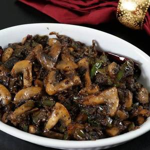Mushroom Pepper Fry