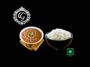 Dal Makhani With Steamed Ricee