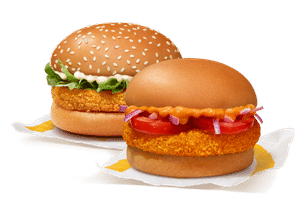 McVeggie Burger + McAloo Tikki Burger