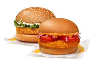 McVeggie Burger + McAloo Tikki Burger