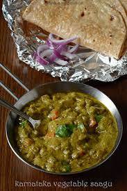 2 Chapati With Bombay Saagu 