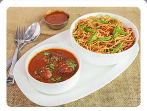 Veg Manchurian Noodle
