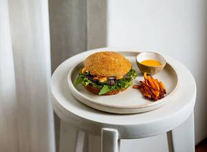 Chickpea Tempeh Burger