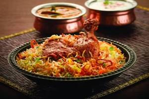 Biryani Rice with Mutton Korma