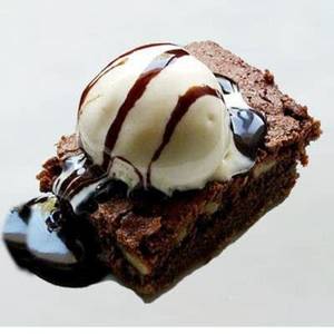 Brownie with Ice Cream