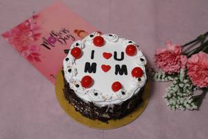 Love You Mom Black Forest Cake 