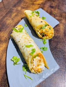 Double egg paneer roll