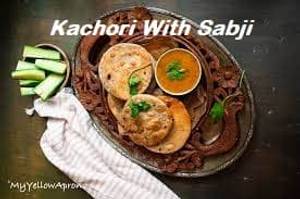 Dal Kachori With Sabji  [2Pcs]