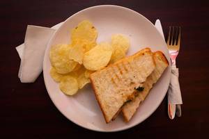 Pork Pepperoni Cheese Sandwich