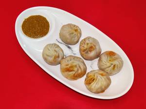 Veg Schezwan Stemaed Momo