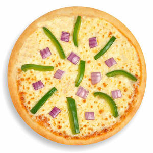 Onion, Bell Pepper & Cheese Pizza [Serve 1][17 Cm]