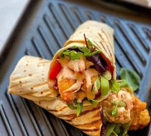 Popcorn Chicken Wrap