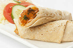 Veg Seekh Kabab Roll