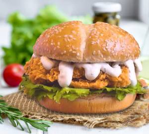 Pizza pie special chicken cheesy Burger [medium size]