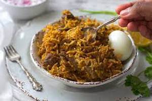 Mutton Egg Biryani