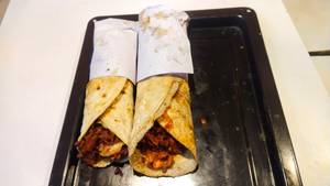 Double Egg Paneer Roll