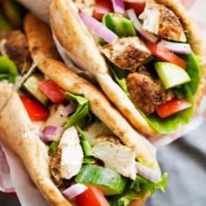 Hummus Chicken Shawarma