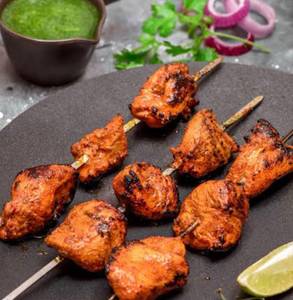 Keto Chicken Tikka Kebab 6pcs [marinated In Yoghurt,olive Oil,spices,2 Carbs Approx. ]