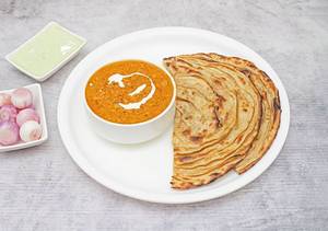 Paneer Butter Masala [300 ml ] With 2 Lachha Paratha