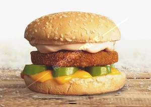 Veg aloo tikki burger