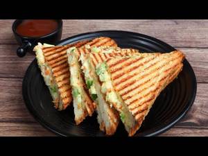 Vegetable Club Sandwich