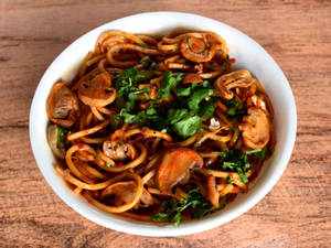 Veg Mushroom Noodles