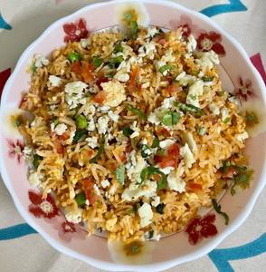 Egg Brown  Rice Mix