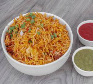 Schezwan Chicken Rice  