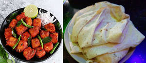 Paneer 65+2 Rumali+250 Ml Cool Drink