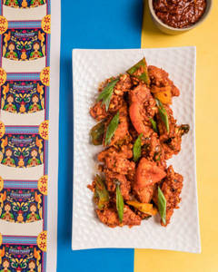 Vegan Chilli Garlic Chaap (tandoor)