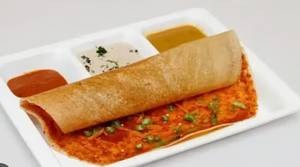 Ghee Karam Dosa (Served With 2Chutneys+Sambar)