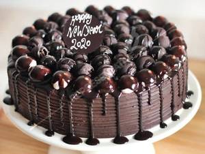Eggless Chocolate Ganache Cake