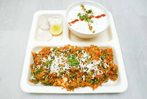 Veg Biryani With Raita