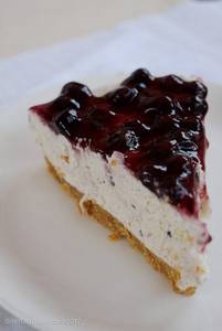 Blue Berry Cheese Cake Slice