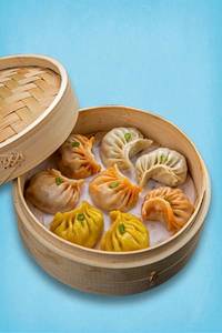Chicken Assorted Momos Platter (12 Pcs)