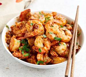 Wok Fried Noodle With Prawn Hunan Style