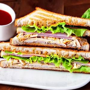 Chicken club sandwich
