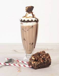 Peanut Brownie Thickshake