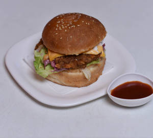 Chicken Cheese Burger (Spicy)