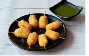 Kid's Special - Cheese Pakoras (8 Pc-non-spicy)