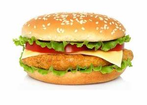 Double tikki cheese burger